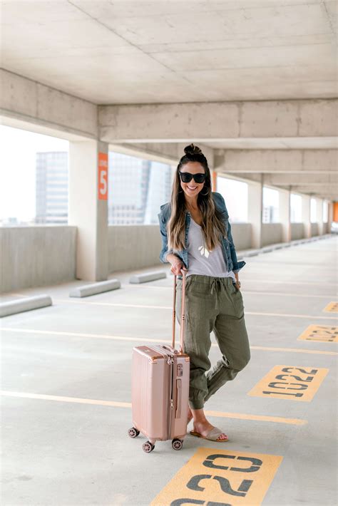 Travel clothing. Numi Amelia Playsuit, $250. It’s a comfy-chic two-piece travel set. It’s luxe loungewear. Pop a blazer or long cardigan on, and it’s a polished look for the office. Add a jean jacket and ... 