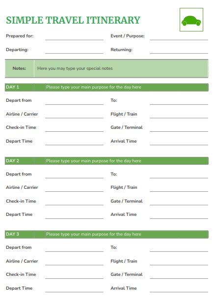 Travel itinerary template google docs. Download this Travel Itinerary Template Design in Word, Google Docs, PDF Format. Easily Editable, Printable, Downloadable. Effortlessly plan your travels with our Travel Itinerary Template. Customize your itinerary with ease, ensuring a comprehensive and organized travel plan. Seamlessly manage your travel details and make the most of … 