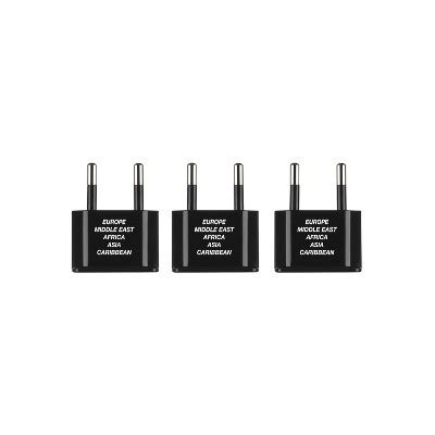Travel smart by conair continental adapter plug set - 3pk. Things To Know About Travel smart by conair continental adapter plug set - 3pk. 