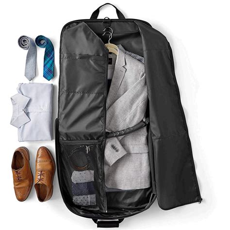 Travel suit. Jan 19, 2024 · The best duffel-style option we tested is the Commuter 2-in-1 Garment Bag from Mark & Graham — a brand known for its product line made of high-quality materials and designed with superior ... 