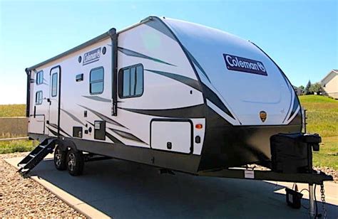 Travel trailers under 7000 lbs. 10. Coachmen Adrenaline 21LT. 5,750 lbs. 9,735 lbs. 27′ 5″. $38,000. *Before towing any toy hauler, make sure the dry weight and fully loaded weight of the camper (trailer + cargo weight) is below the max tow capacity of the tow vehicle. 1. 