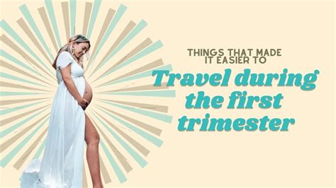 Travelling in flight in first trimester