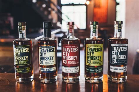 Traverse city whiskey. ‍Distillery: Traverse City Whiskey Co. ‍Age: 3 Years + 1 Year of Finishing ‍Proof: 86 ‍Mashbill: 71% Corn, 25% Rye, 4% Barley ‍MSRP: $40 ‍Nose: Corn, grain, Port, dark raspberries, … 