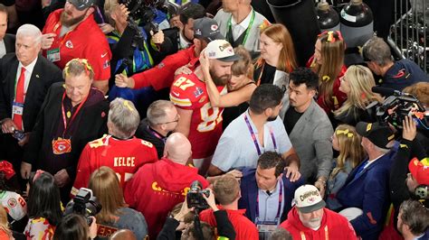Sanileeni Xxx Video - Travis Kelce brings home the hardware holds up end of the bargain with  Taylor Swift