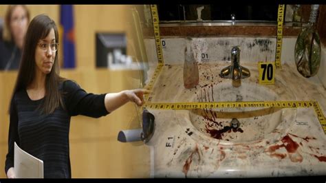 What once was: Police took rolls of photos at the crime scene following the June 2008 murder, documenting where all of Alexander's blood had spattered throughout the bedroom and bathroom. 