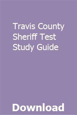 Travis county sheriff test study guide. - Tax subluxation a chiropractor s guide to reducing tax legally.