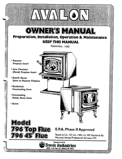 Travis industries pellet stove service guide. - Komatsu 125 3 series diesel engine repair service manual.