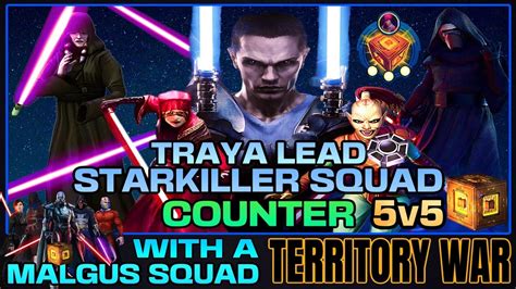 Traya counter swgoh. Swgoh TWaR Grand Inquisitor 3 Omicron 3 zeta full Relic 7 vs Traya team feat Vader and Thrawn 
