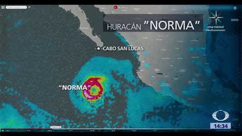 Trayectoria de la tormenta tropical Norma: a dónde se dirige y qué estados amenaza