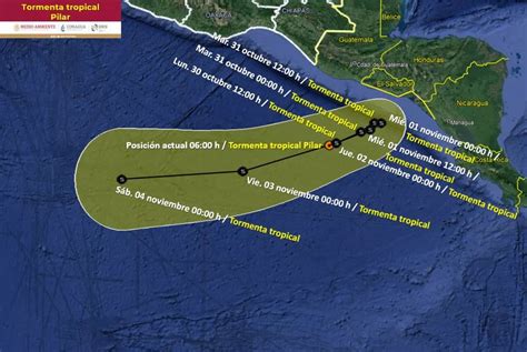 Trayectoria de la tormenta tropical Pilar: a dónde se dirige y qué países y estados amenaza