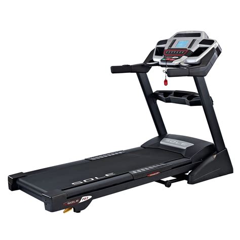 Treadmill sole f63. The Sole F63 Treadmill is a budget-friendly, high-quality treadmill designed for home use. It offers a solid combination of motor power, speed range, and workout programs, making it suitable for a variety of users. Its folding design makes it easy to store when not in use, making it a great choice for those with limited space in their home gym. ... 