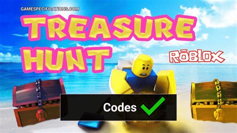 Treasure Hunt Simulator Codes Roblox Updated 2024. 
