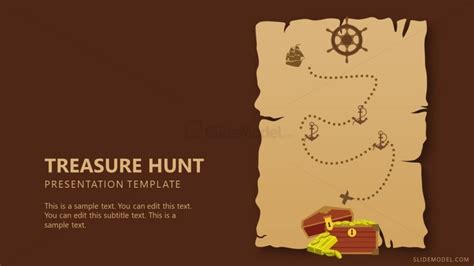 Treasure Hunt Template Design Slidemodel