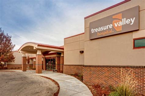 Treasure valley hospital. Treasure Valley Hospital is a Boise hospital designed to be efficent and provide high quality health care at the best possible price. We believe our patients deserve to know about how much their procedure will cost. This philosophy allows patients to plan for their health care costs. The TVH Cost Calculator is just another way of caring for ... 
