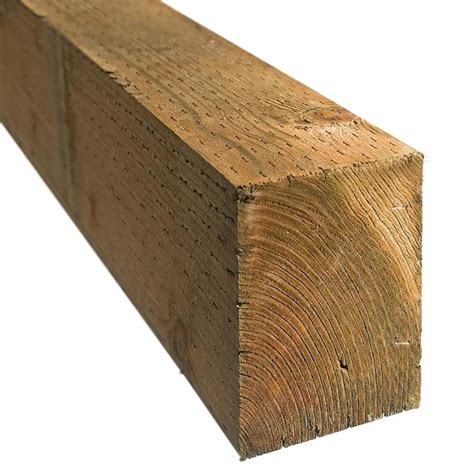 This 6 in. x 6 in. x 16 ft. Pressure-Treated Pine Lumber features a s