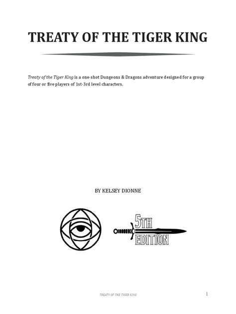 Treaty of the Tiger King Print Friendly V2