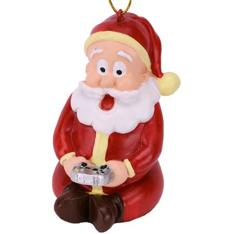 Tree Buddees Gamer Santa Claus Video Gaming Christmas Ornament