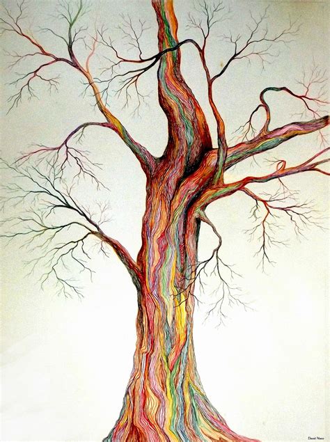 Tree Color Drawing at Explore collection of Tree