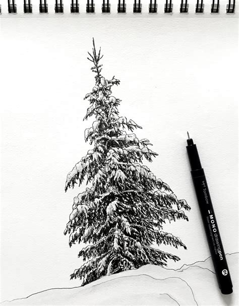 Tree Drawing Ink