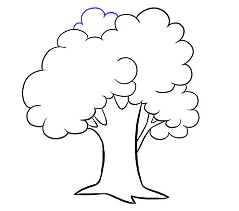 Tree Pictures Cartoon How To Draw A Cartoon Tree In A Few Easy Steps