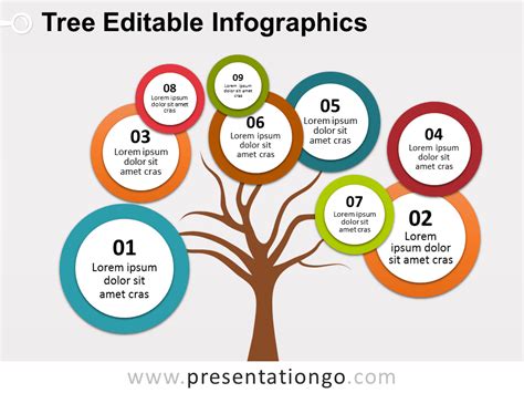 Tree Powerpoint Diagram Template Free Download Ciloart