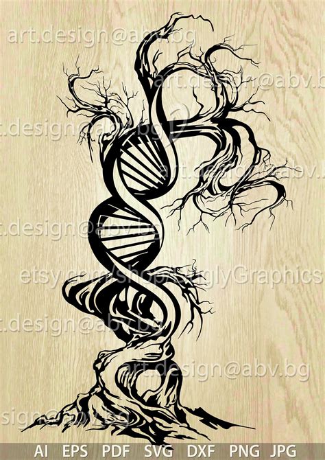 Tree Template Tree, Dna Sequence, Tree