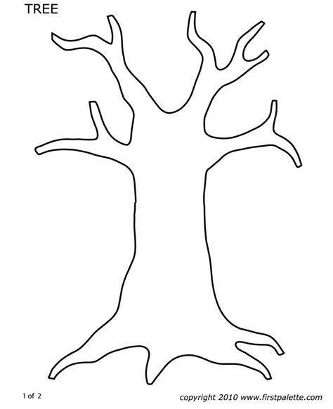 Tree Trunk Template