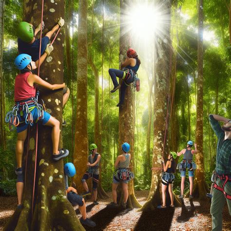 Tree climbing for beginners.  Tree climbing is an outdoor activity that...