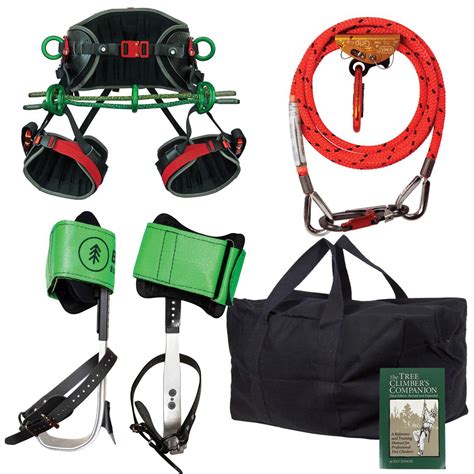 Tree climbing harness and rope.  TreeStuff.  We offer pre-assembled tree climbing kits to...