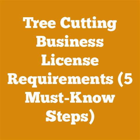 Tree cutting business license.  Installation of sprinkler systems, pools...