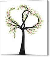 Tree with branches in heart shape Drawing by Miroslava Hlavacova Fine