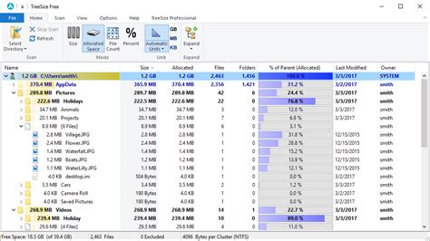 TreeSize Free – Better Disk Space Management