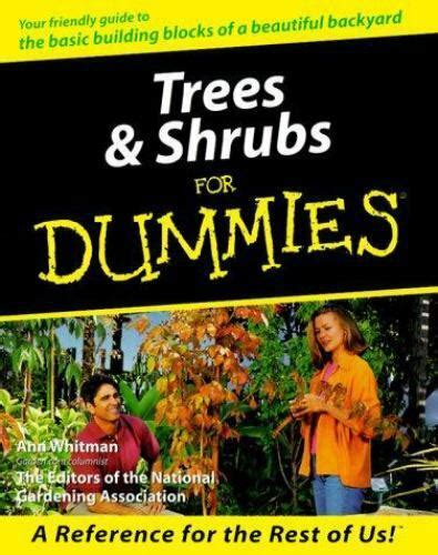 Full Download Trees  Shrubs For Dummies By Ann Whitman