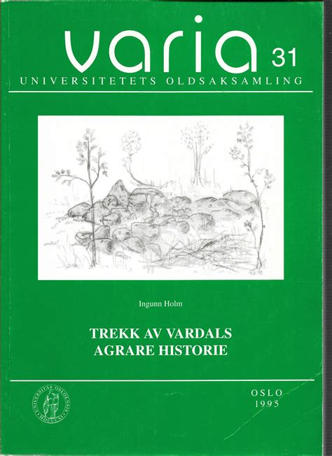 Trekk av vardals agrare historie (varia / universitetets oldsaksamling). - Atlas copco ga 30 ff manual.