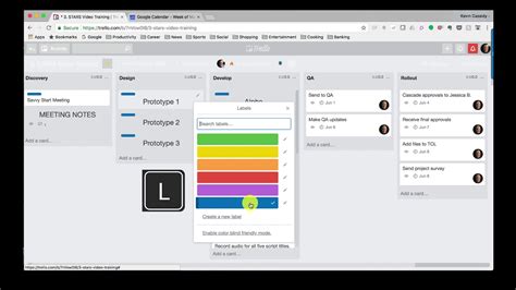 Trello and Google Calendar for Time Management and Project Management