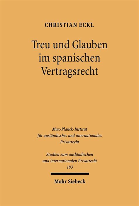 Treu und glauben im spanischen vertragsrecht. - The definitive guide to futures trading volume ii volume ii.