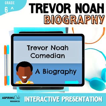Trevor noah biography summary example