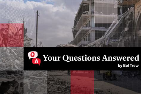 Trew replies to your questions: From help for Gaza and soldier morale