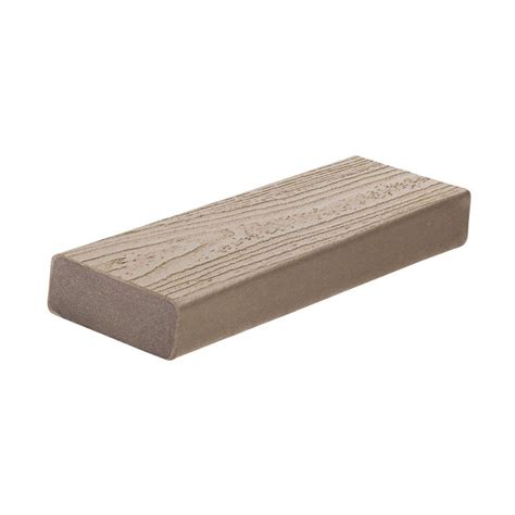 Trex. Select 1-in x 6-in x 16-ft Pebble Grey Grooved Composite Deck Board. Model # 674201. Find My Store. for pricing and availability. 103. Trex. Enhance Basics 1-in x 6-in x 20-ft Clam Shell Square Composite Deck Board. Model # CS010620E2S01. . 