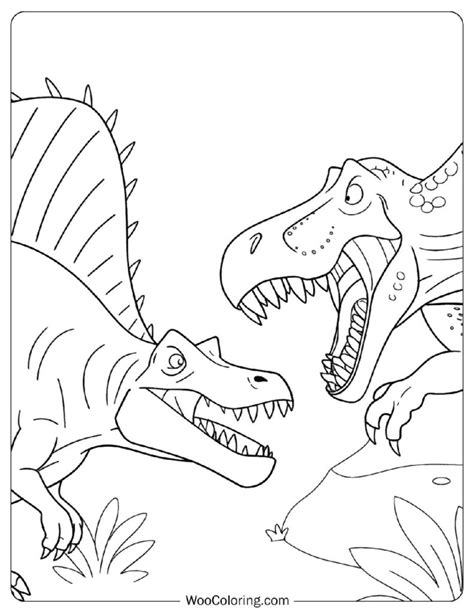 Trex Coloring Shee