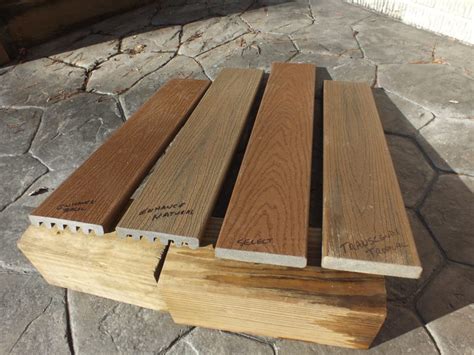 Trex offers three levels of composite decking boards — Transcend, Enhance, and Select. Each Trex product line offers a different level of quality and features. Trex …. 