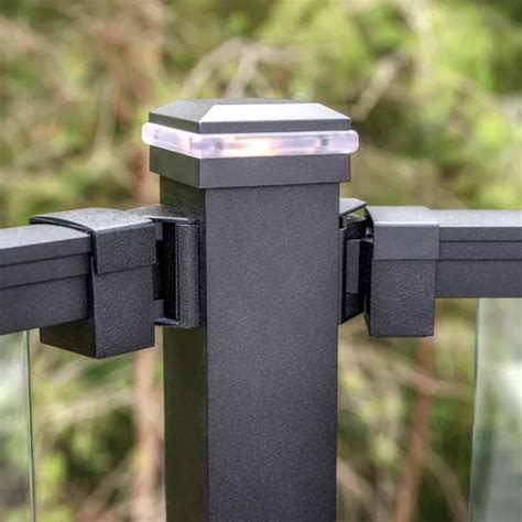 Trex post cap lights.  The new 2-5/8" Signature LED Post Cap Light fits ...