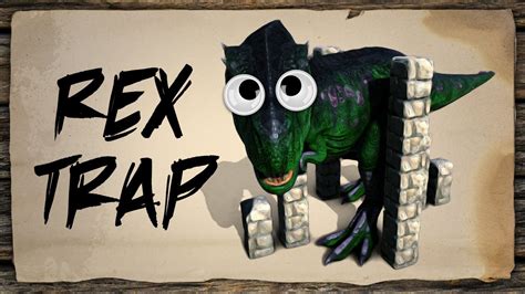 Trex trap ark. Jun 23, 2022 · THE TRAP: 4-9x Stone Foundations, 16-24 Stone Doorframes (Depends of size of trap you're using) and some Wooden Ramps (Depending on height of trap's walls) Using this trap, get the Rex to aggro on you and lure it into the trap. You may use a flyer (RGs, PTs etc.) or do it on foot (It is possible to outrun the Rex with a certain amount of points ... 
