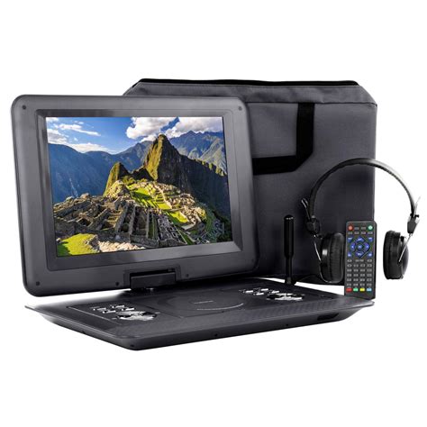 Trexonic 14" Portable TV/DVD Player with Carry Bag and