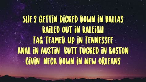 Trey Lewis- Dicked Down In Dallas Lyrics - YouTube