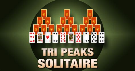 Tri Peaks Solitaire Play it online. 