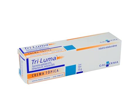 Tri luma. Triluma Cream (15gm) £ 14.16. Add to your Medicine Cart. Triluma 15 gm Cream Generic Name : Hydroquinon 4%, Tretinoin 0.05%, Fluocinolone 0.01% Topical Cream Generic for : Triluma Manufactured By : Encube Ethicals (Galderma) 1 Cream. Share: 