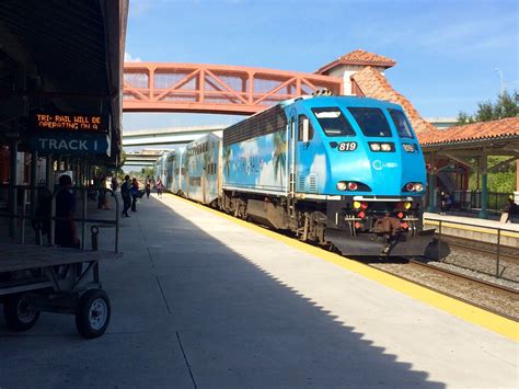 Tri rail. Tri-Rail says its trains will finally take passengers into downtown Miami later this month, launching commuter rail service that was originally supposed to start seven years ago. The tax-funded ... 
