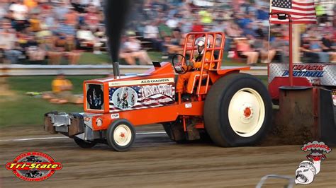 Tri state pullers. 2023 Improved Farm Stock (Farm Stk) 13,000 lbs. Speed limit 12 MPH Fire jacket required; no shorts allowed 2 post rops or cab required Membership $250.00 - 1 driver includes 2 pit passes - $20 hook fee 