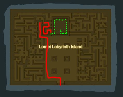 The Lomei Labyrinth Island is a maze located in north Akkala off the